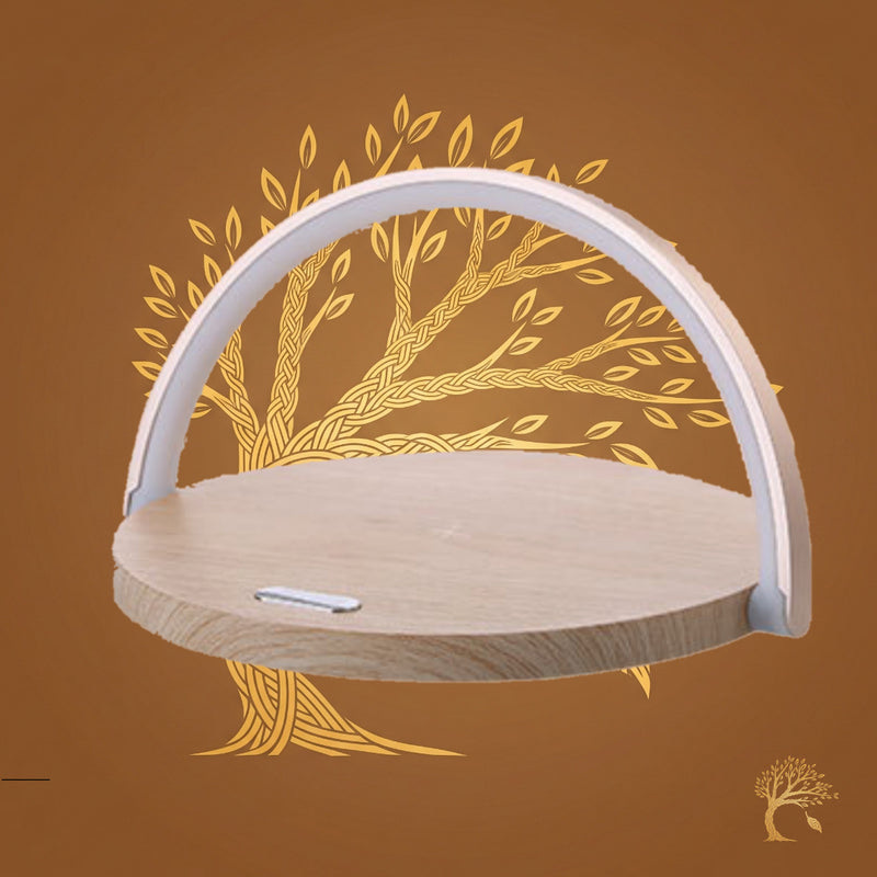 Luminária de Mesa com Carregamento Sem Fio Qi Veloz