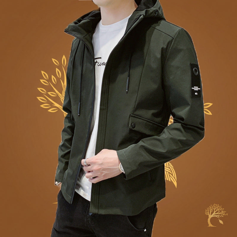 Jaqueta com capuz jaqueta masculina