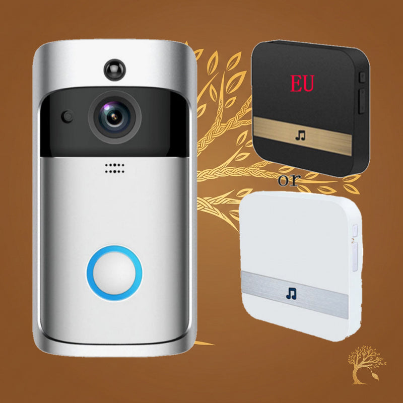 Campainha de vídeo EKEN V5 Campainha de segurança sem fio inteligente WiFi