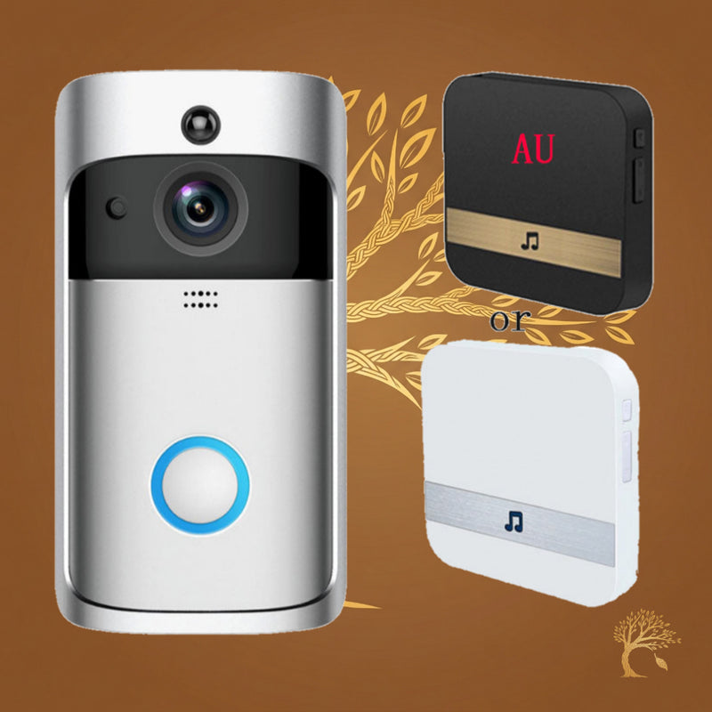 Campainha de vídeo EKEN V5 Campainha de segurança sem fio inteligente WiFi