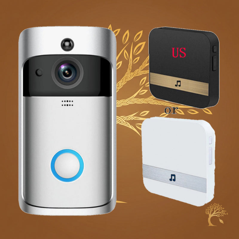 Campainha de vídeo EKEN V5 Campainha de segurança sem fio inteligente WiFi