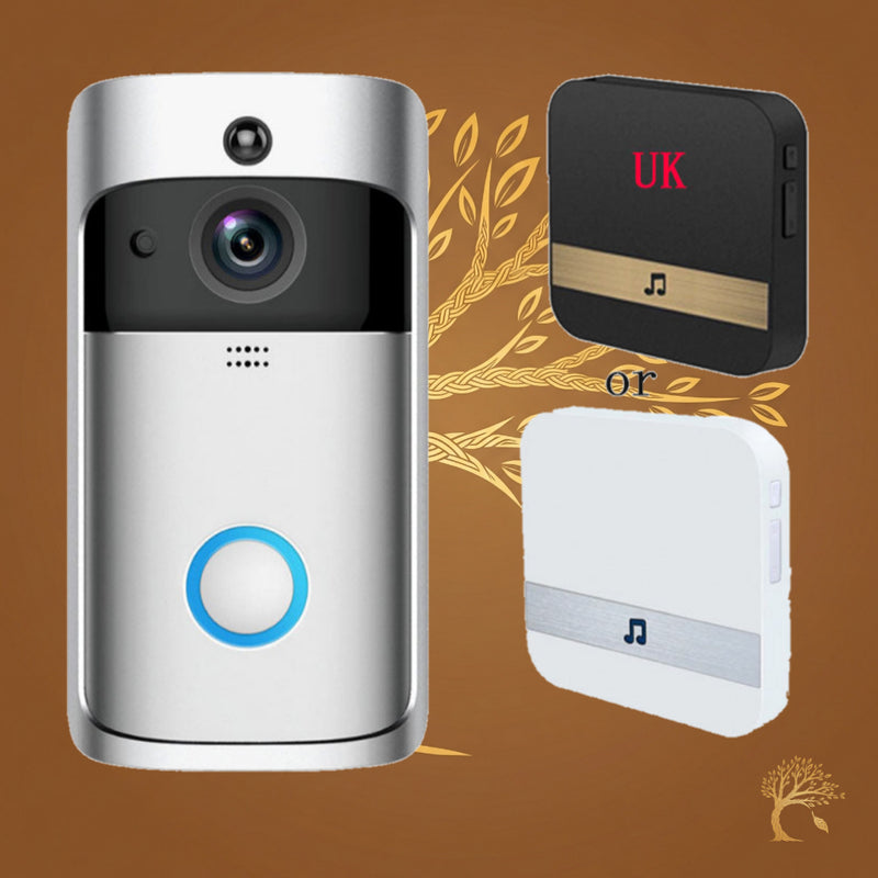 Campainha de vídeo EKEN V5 Campainha de segurança sem fio inteligente WiFi